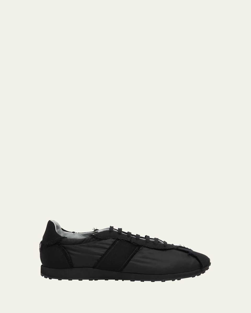 Mica Distressed Lace-Up Sneakers
